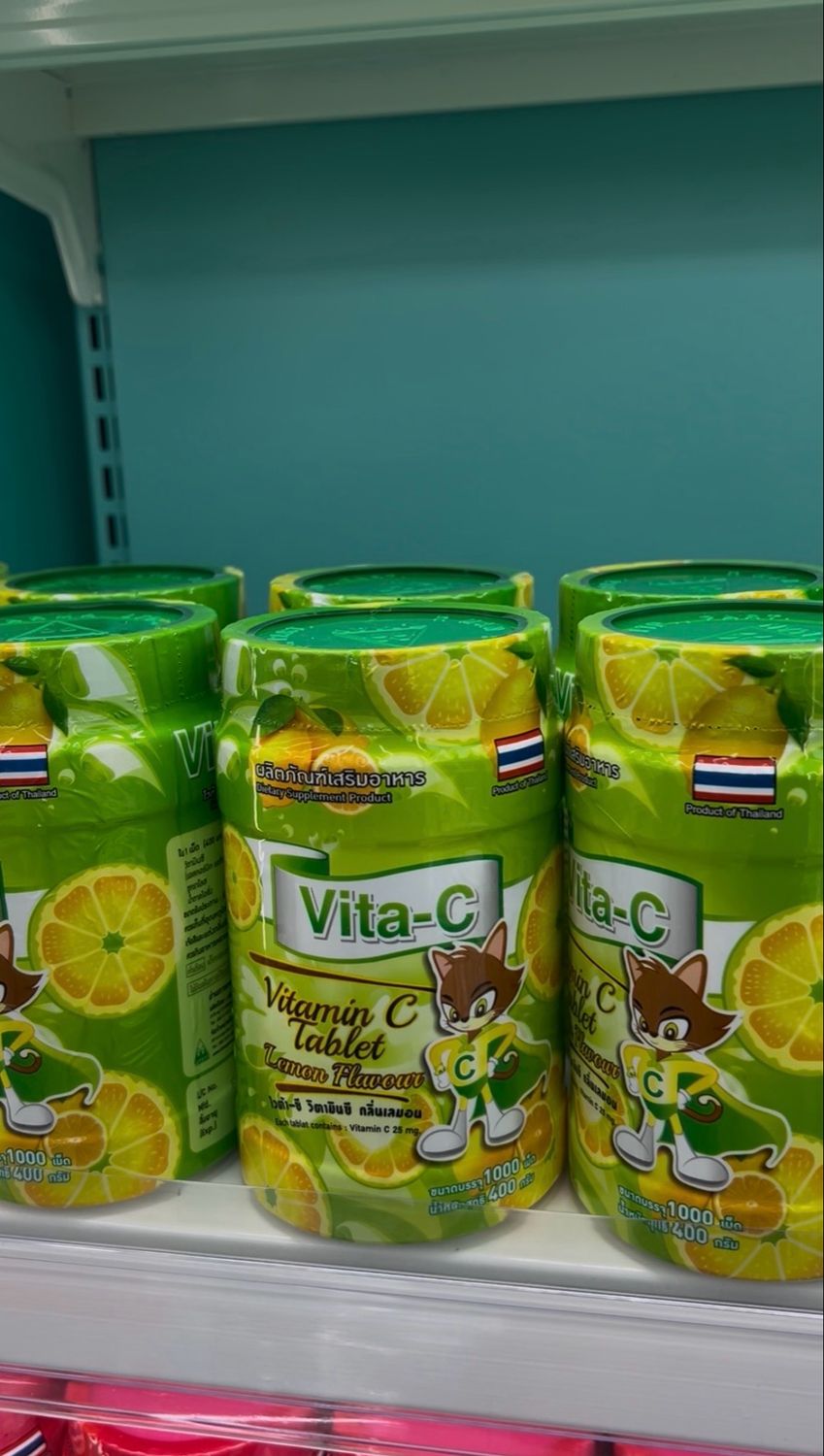 Vitamin C 1000 Tablets (Lemon|Strawberry|Pineapple|Orange Flavours) Sugarfree