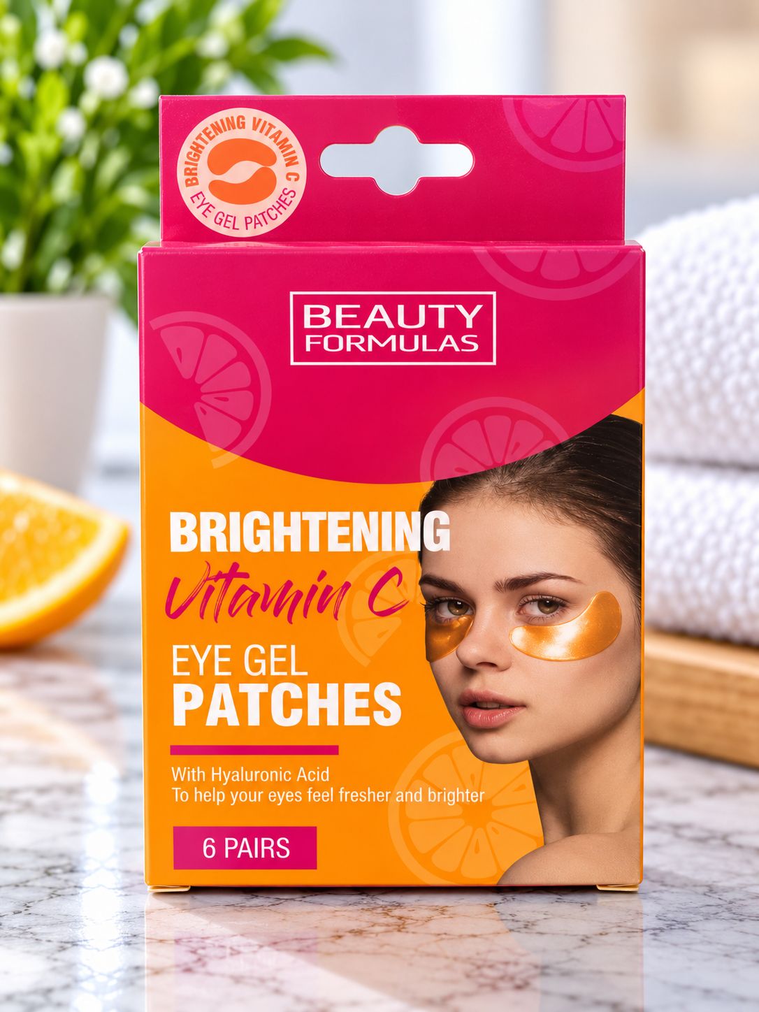 Beauty Formulas Brightening Vitamin C Eye Gel Patches (6 Pairs | 12 Patches)