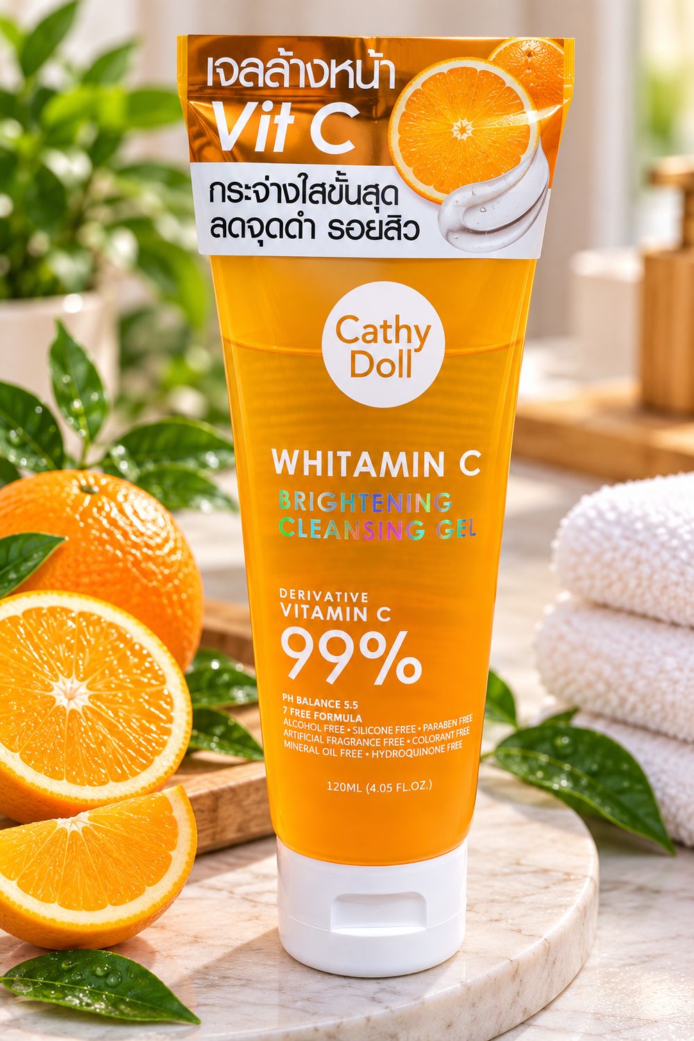 Cathy Doll Vitamin C Brightening Cleansing Gel 120 ML