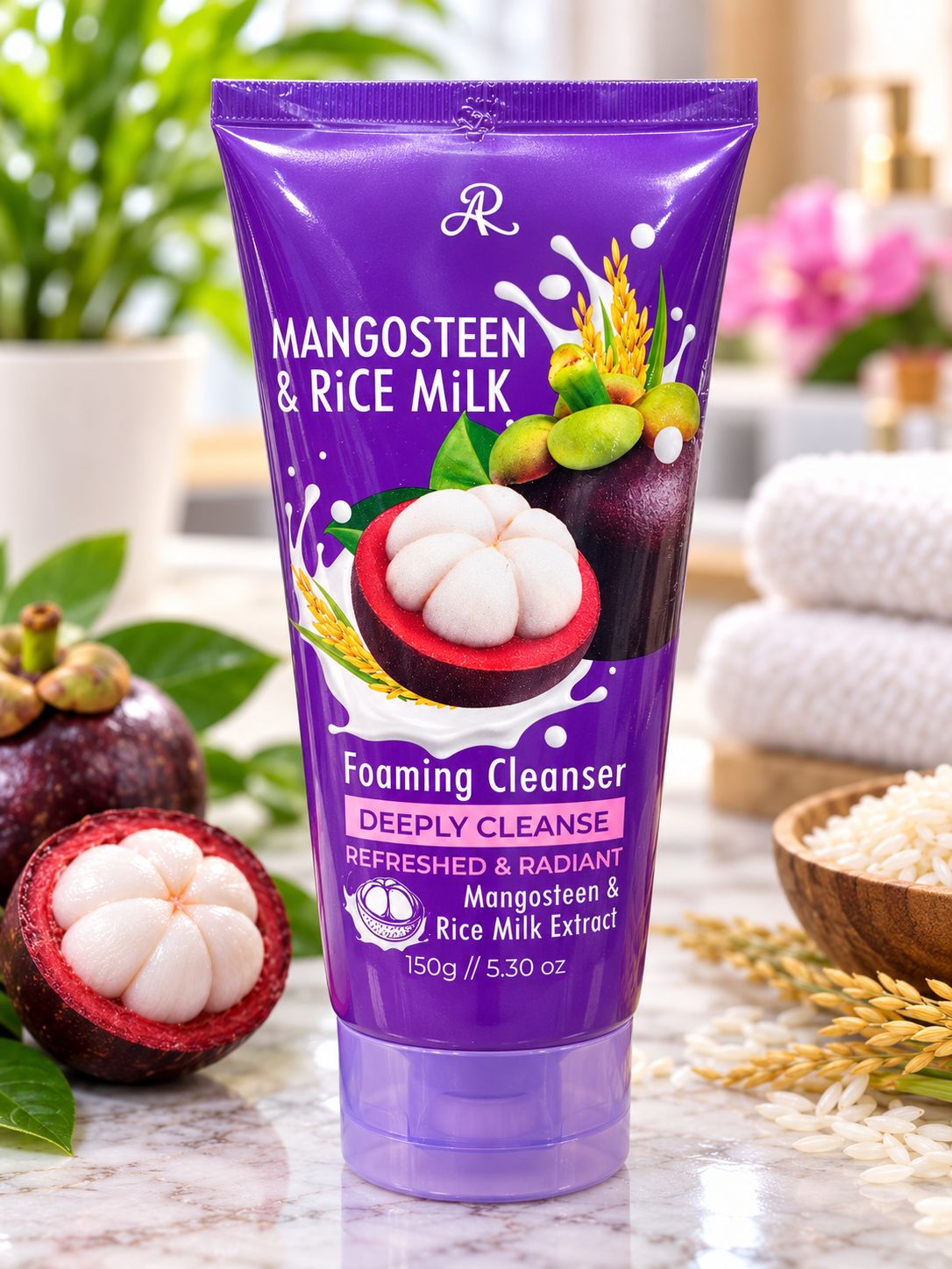 Mangosteen &amp; Rice Milk Foaming Cleanser 150 GM