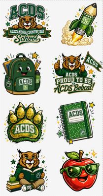 ACDS/Bobcat Sticker Sheets