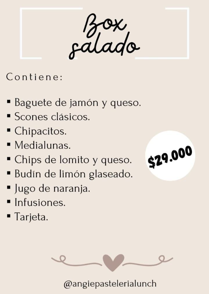 BOX SALADO