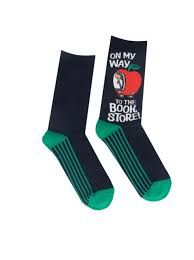 Richard Scarry On My Way to the Bookstore Socks SM