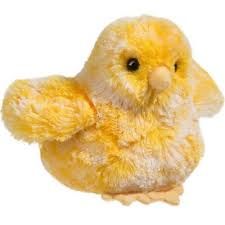 Railfence Bunch Yellow Chick Plush