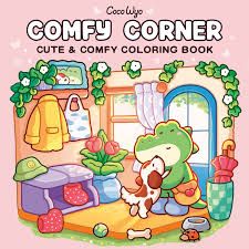 Comfy Corner Adult Colouring Book