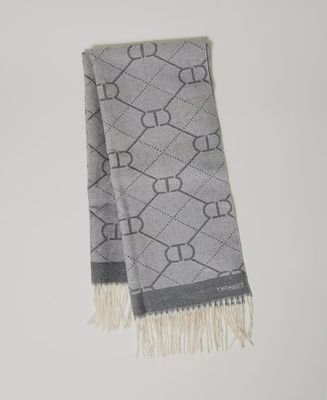 Jacquard stole with Oval T