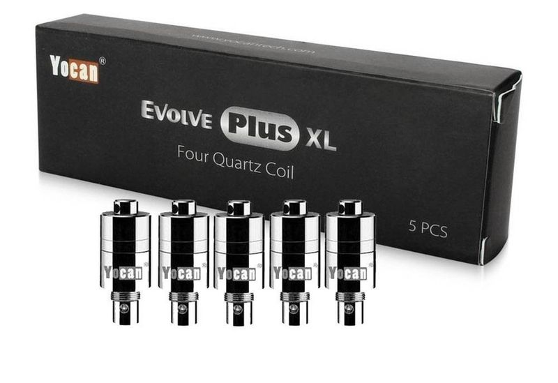 Yocan Evolve Plus "XL" Replacement Quartz Quad Coil 5/PK