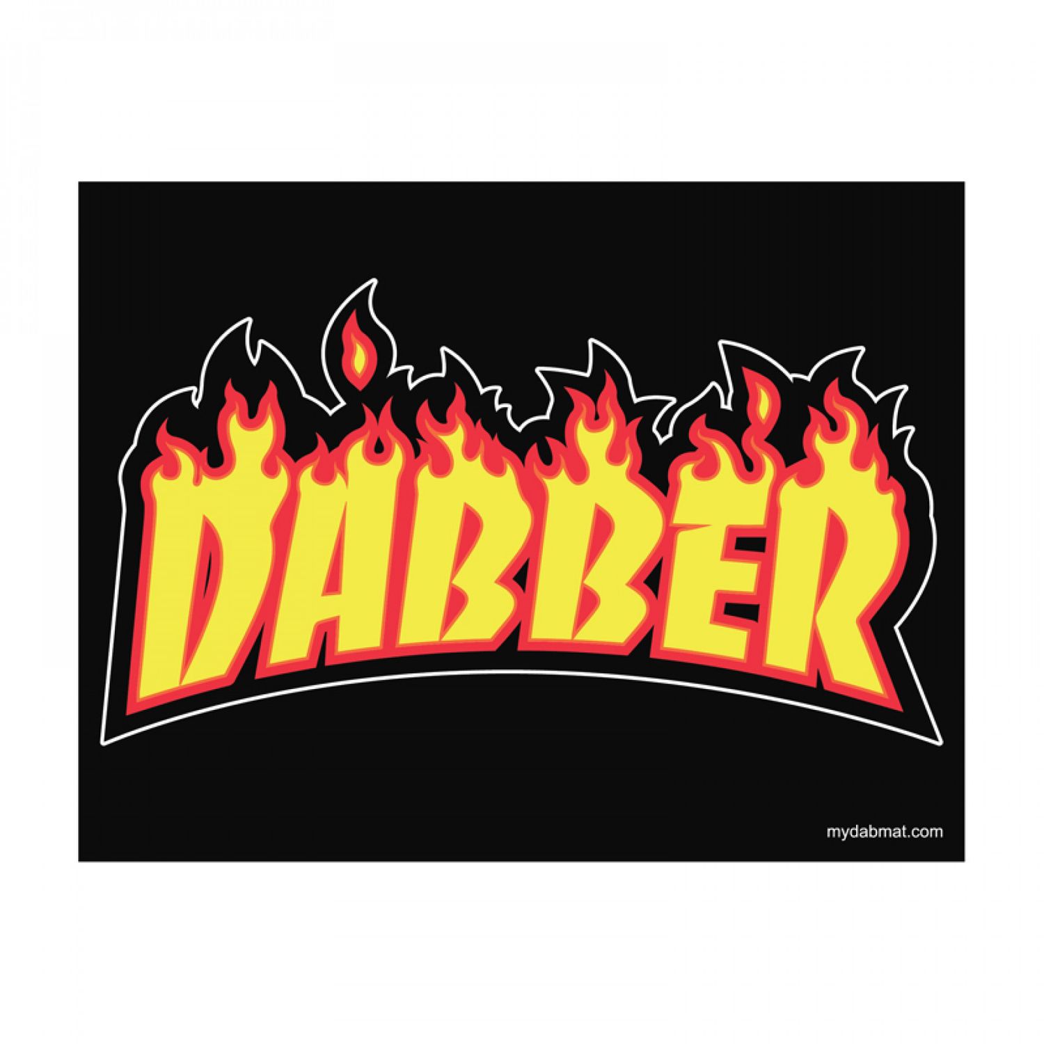 My Dab Mat - Dabber Fire 11" x 8.5"