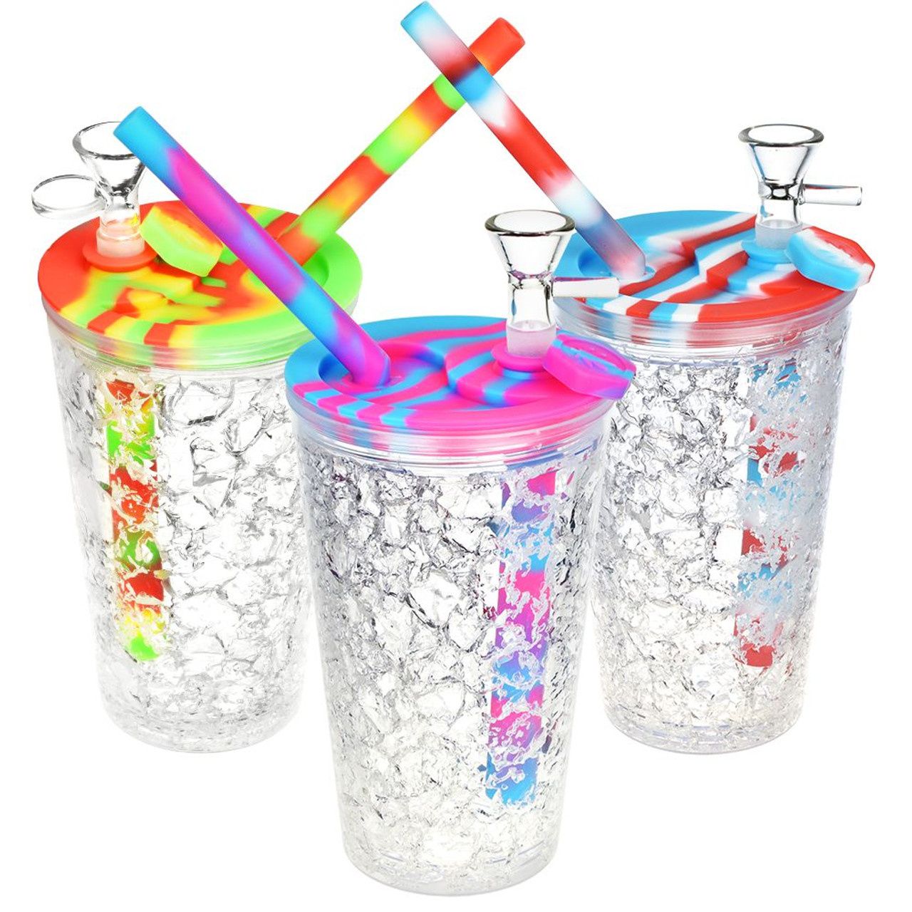6" Cooling Freeze Travel Cup Bubbler
