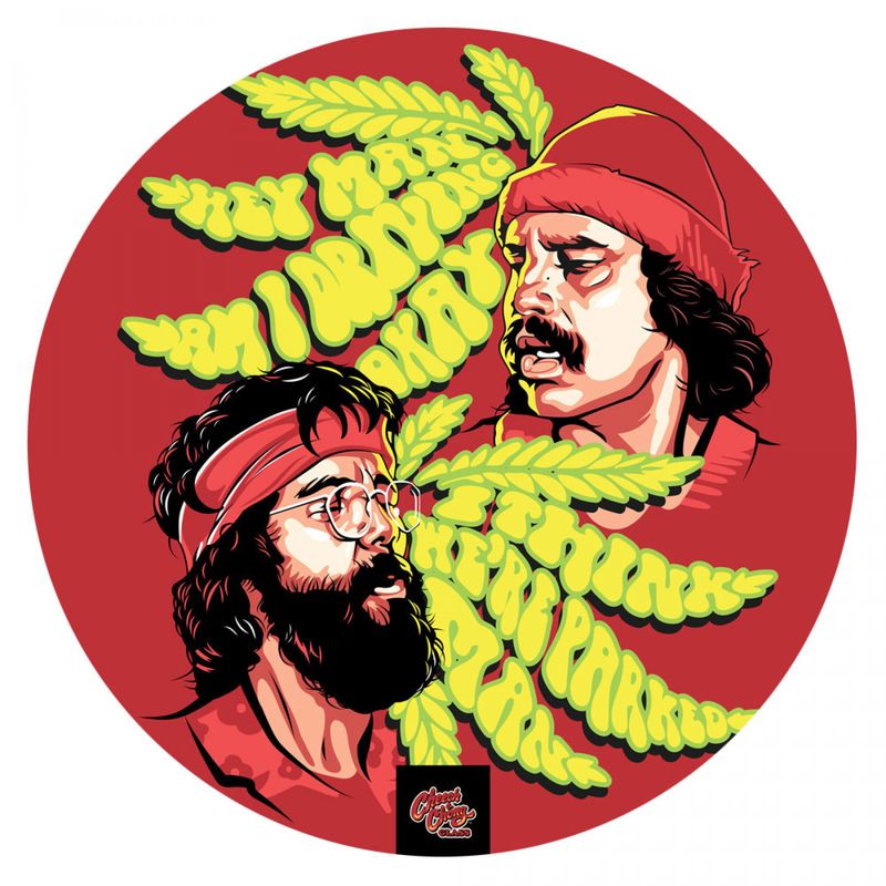 My Dab Mat - Tommy & Cheech 11"