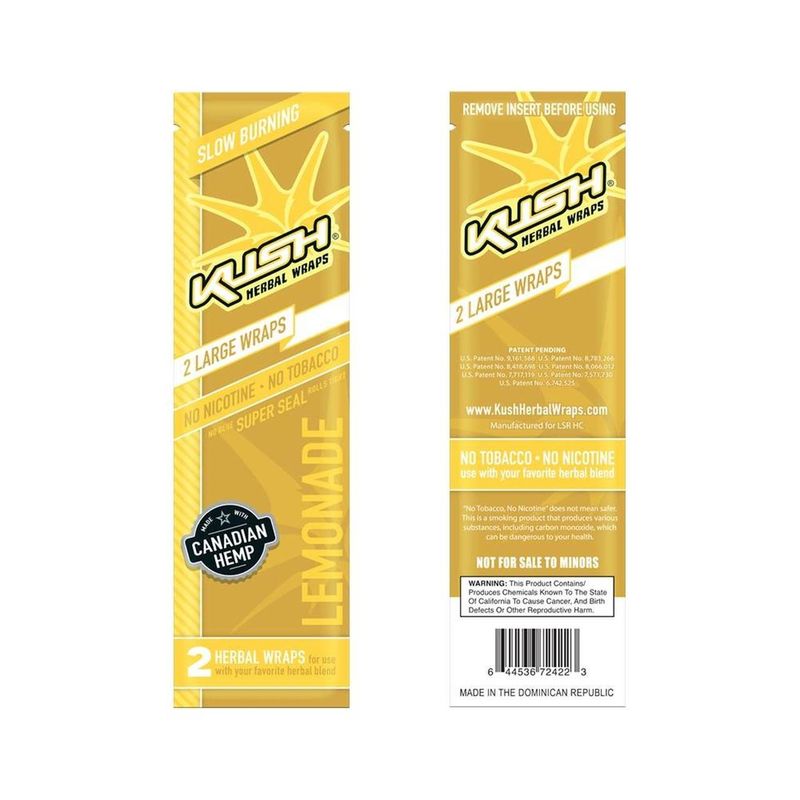 Kush Cones Pre-Rolled Hemp Wrap - Lemonade