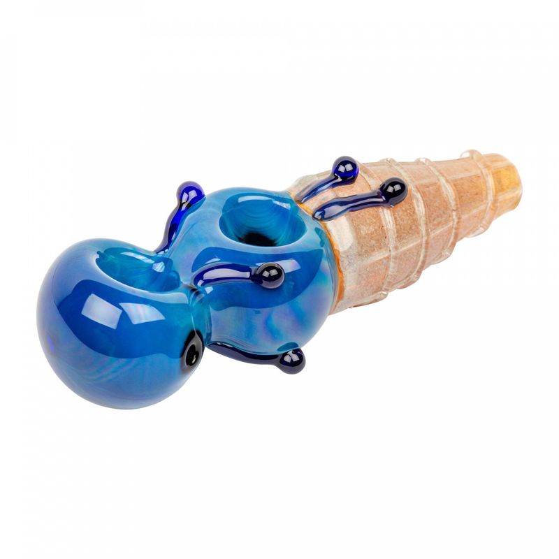 Red Eye Glass - 5" Two Scoop Pipe