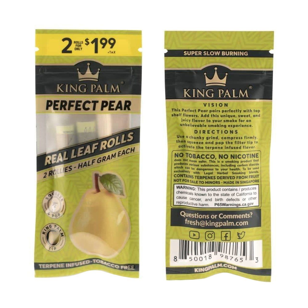 King Palm Rollie - Perfect Pear