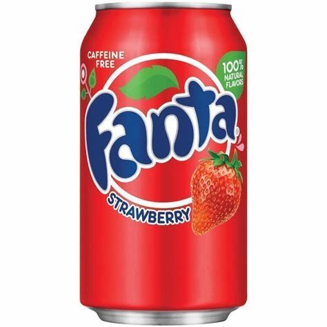 USA CANS - Fanta Strawberry