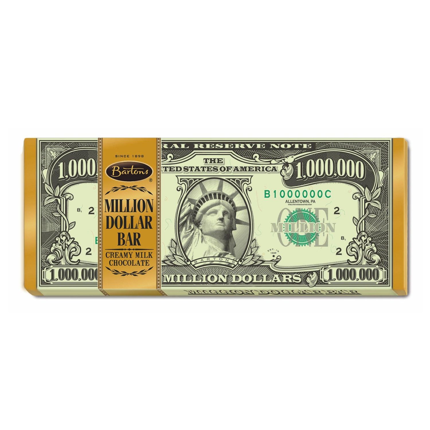 Million Dollar Milk Chocolate Bar 57g
