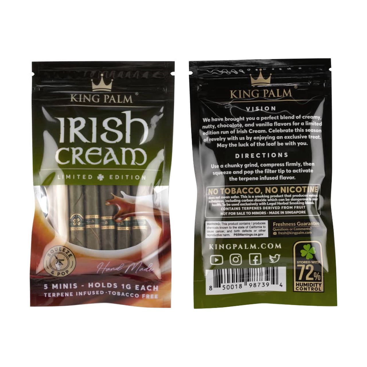 King Palm Mini - Irish Cream 5pk