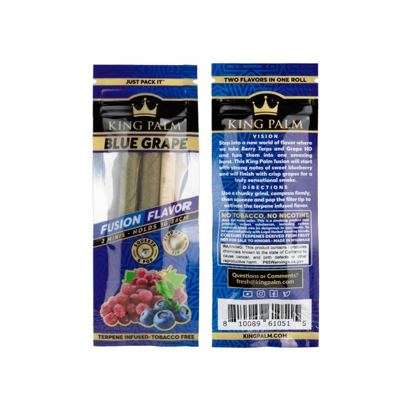 King Palm Mini - Blue Grape