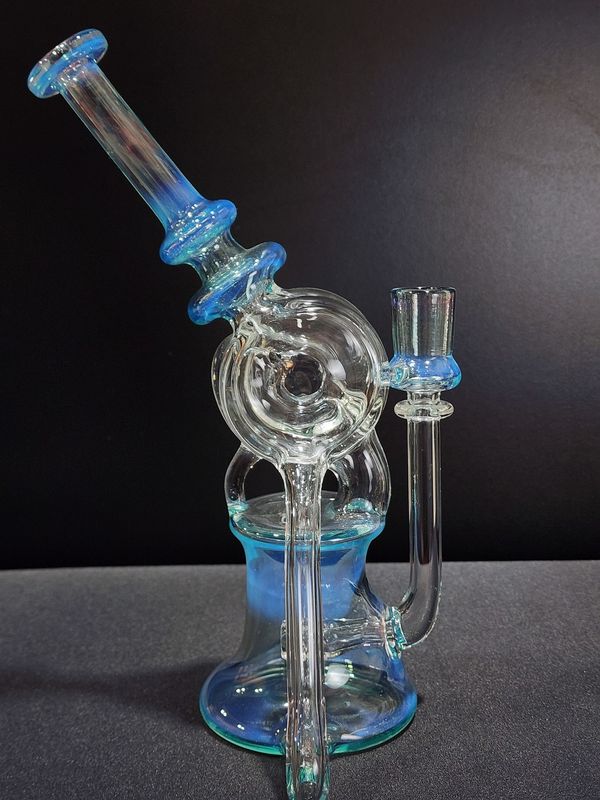 Stebbe.Glass Blue Waterspinner