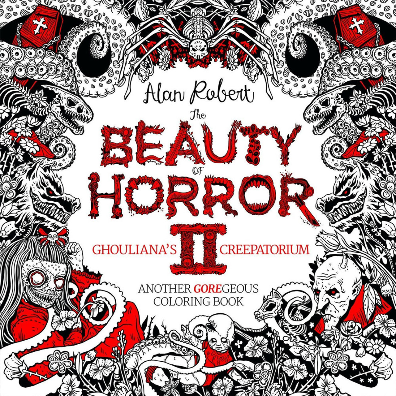 Beauty of Horror Coloring Book:, photo 2 of 10