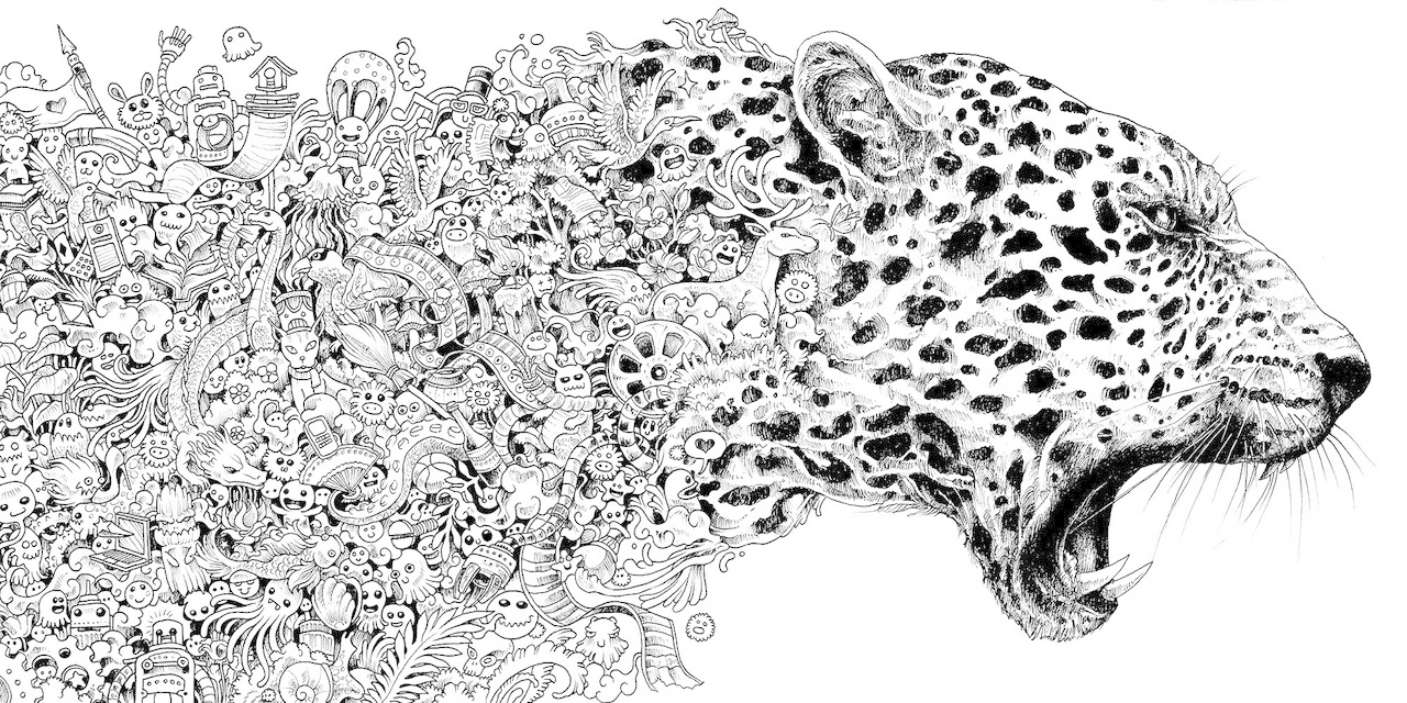 ANIMORPHIA Coloring Book, photo 2 of 3