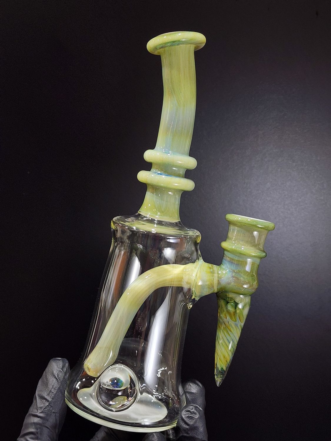 Clarks Glassworks Partial Color Tube Light Green