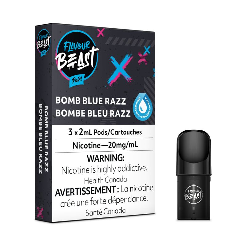 Flavour Beast Pods -  Bomb Blue Razz [FEDERAL]