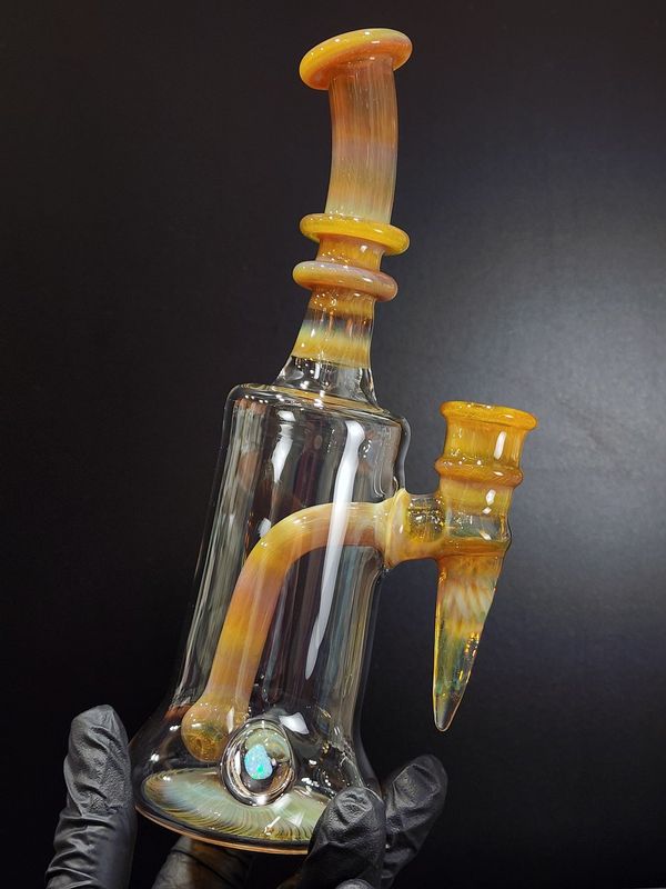 Clarks Glassworks Partial Color Tube Yellow Elvis