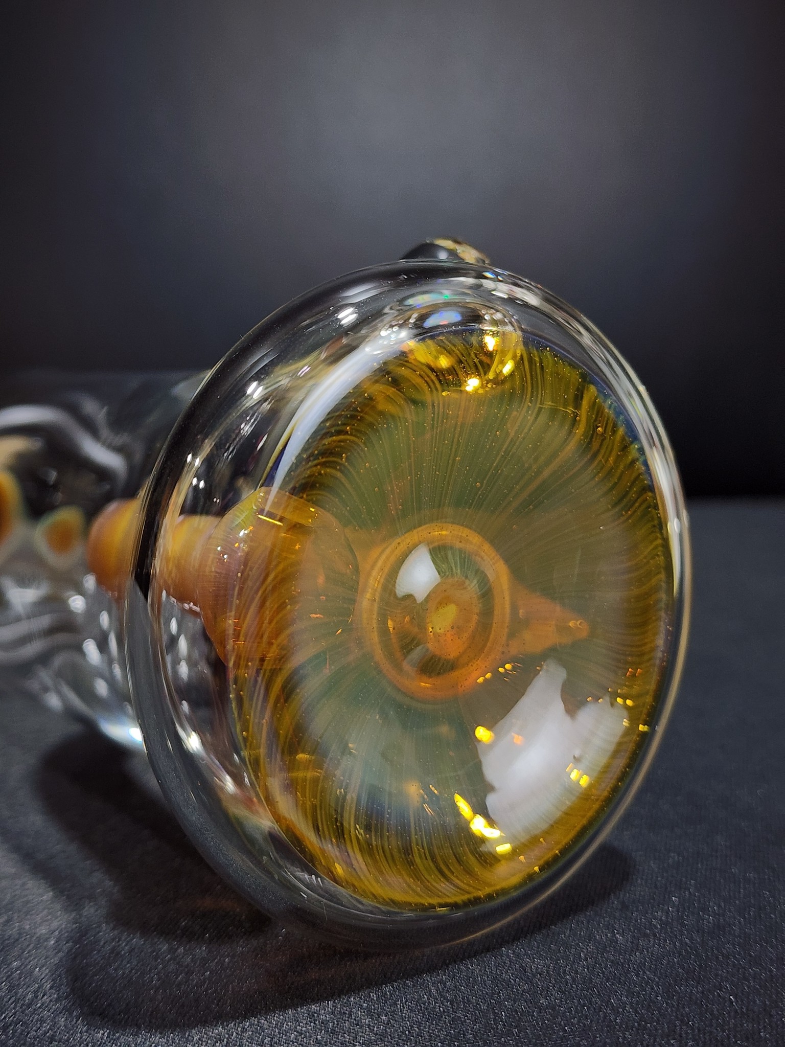 Clarks Glassworks Partial Color Tube Yellow Elvis, photo 2 of 2
