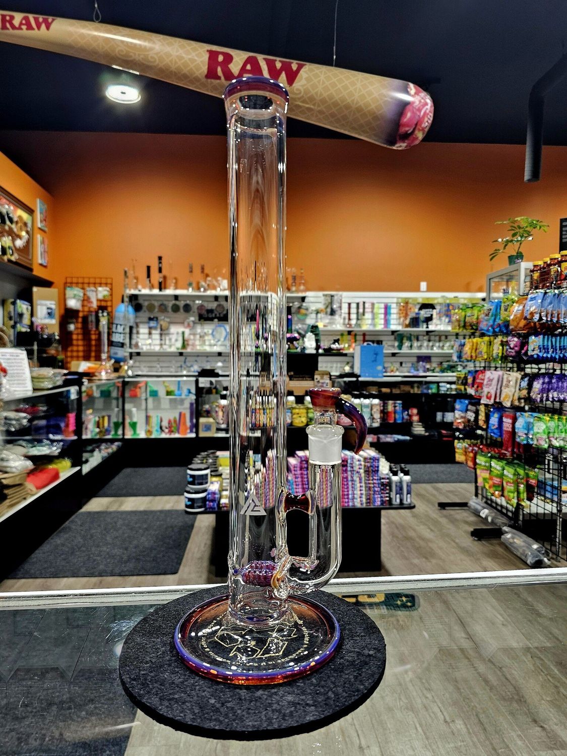 Gore Glass - FA Dual Stem (Amber Purple)