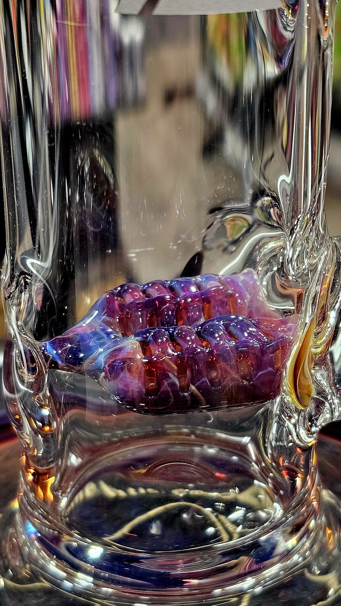 Gore Glass - 17" FA Dual Stem (Amber Purple), photo 2 of 2