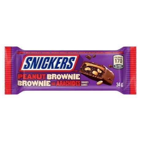 Snickers Peanut Brownie Bars 34g