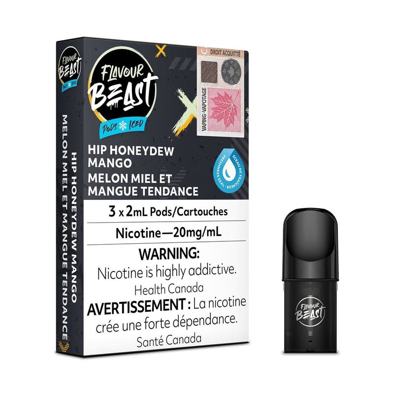 Flavour Beast Pods -  Hip Honeydew Mango Iced [FEDERAL]