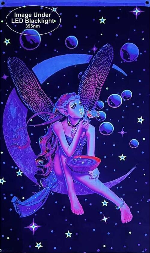 Fly Flags - Fairy Dream Blacklight, photo 3 of 3