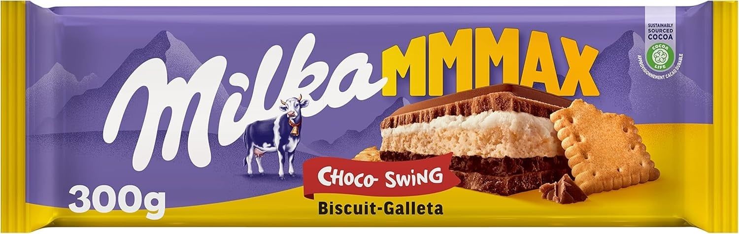 Milka MMMAX Bar - Choco Swing Biscuit 300g