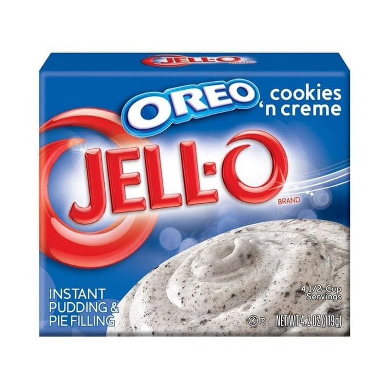 Jello Instant Pudding - Oreo Cookies & Cream 4.2oz