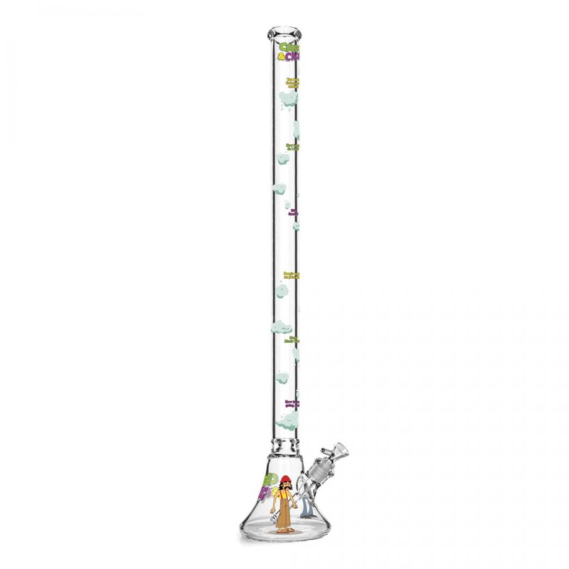 Cheech & Chong Glass 48" 7mm How High Are You Bell Base