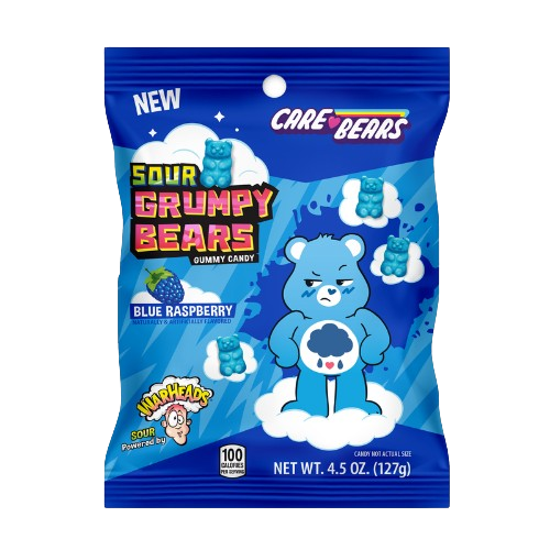 Warheads Sour Grumpy Bears 4.5oz