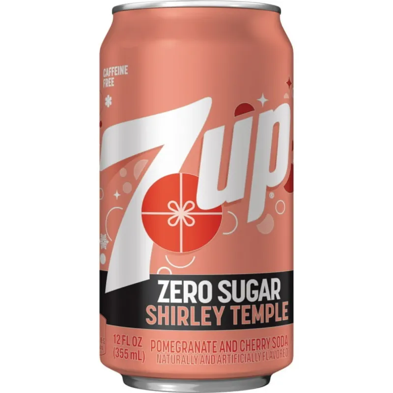 USA CANS - 7-UP Shirley Temple Zero
