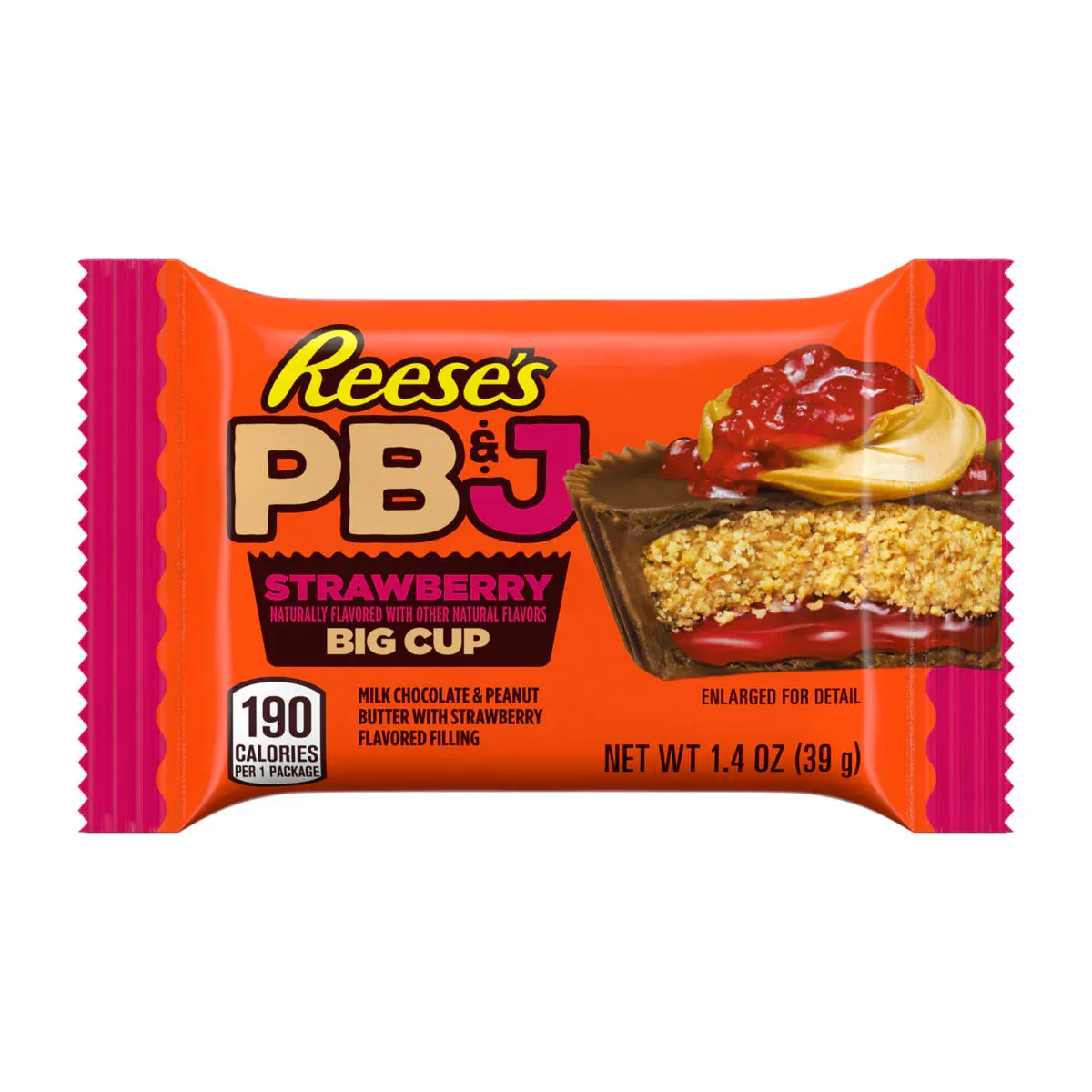 Reese's PBJ Strawberry Big Cup 1.4oz