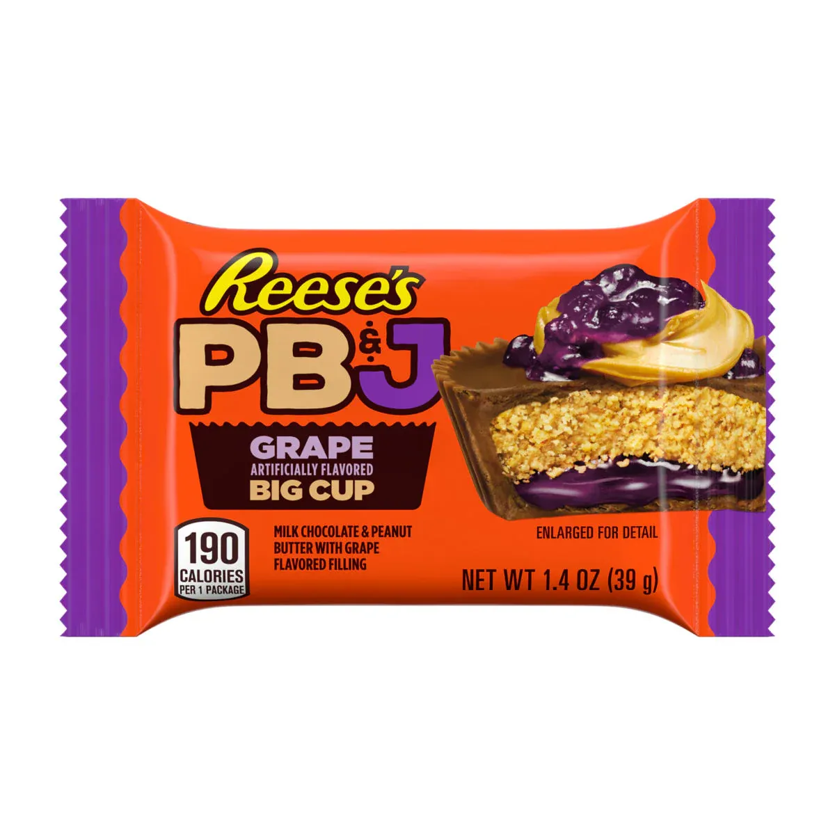 Reese's PBJ Grape Big Cup 1.4oz
