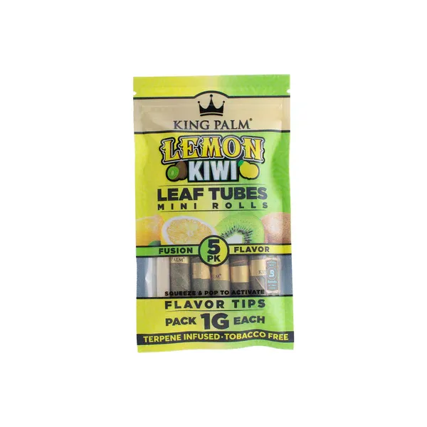 King Palm Mini Rolls — Lemon Kiwi (5pk)