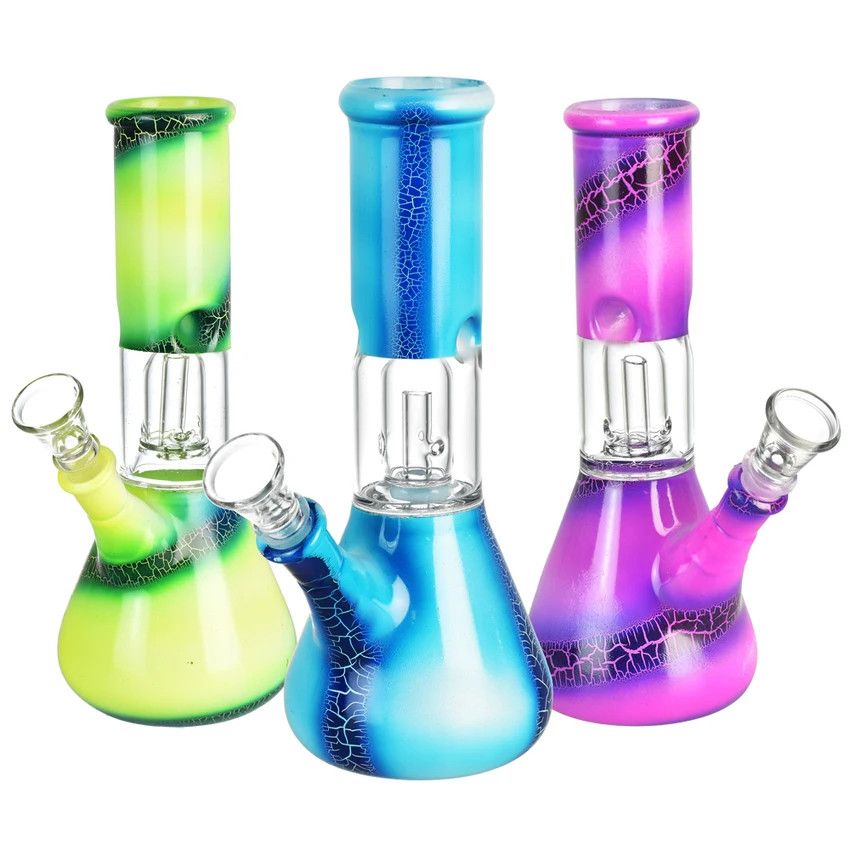 8" Lava Ombre Beaker [Colours Vary]