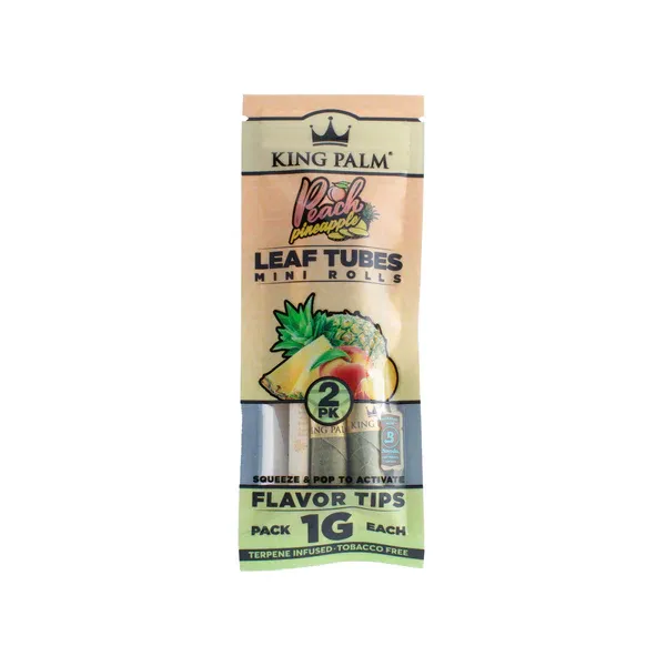 King Palm Mini Rolls — Peach Pineapple (2pk)