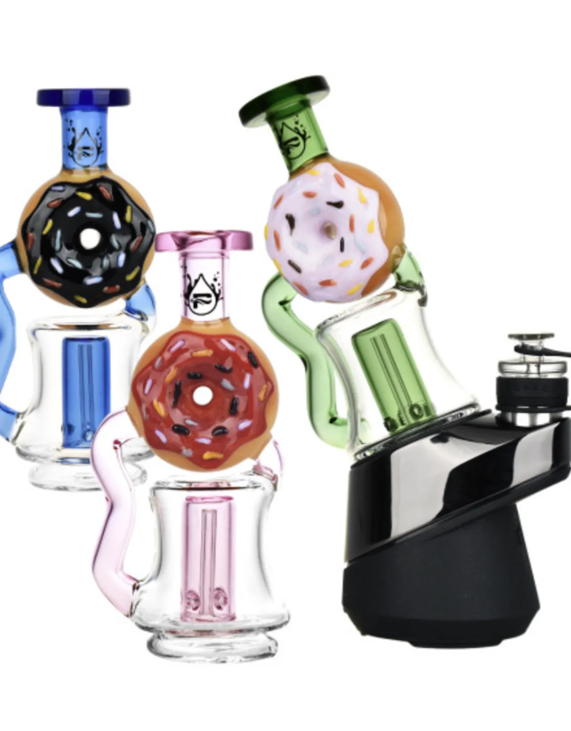 5.5" Pulsar Donut Recycler Puffco Attachment