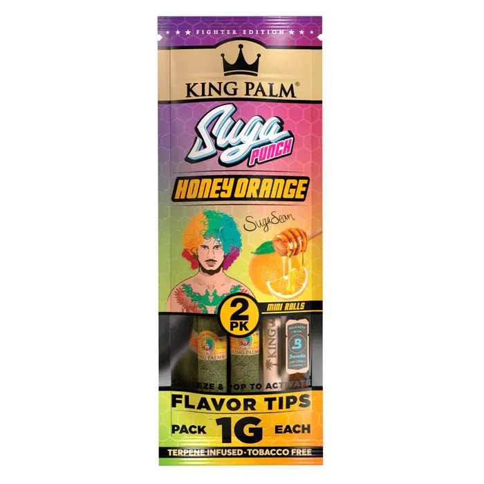 King Palm x Sean O'Malley — Suga Punch Mini Rolls (2pk) King Palm x Sean O'Malley — Suga Punch Mini Rolls (2pk)