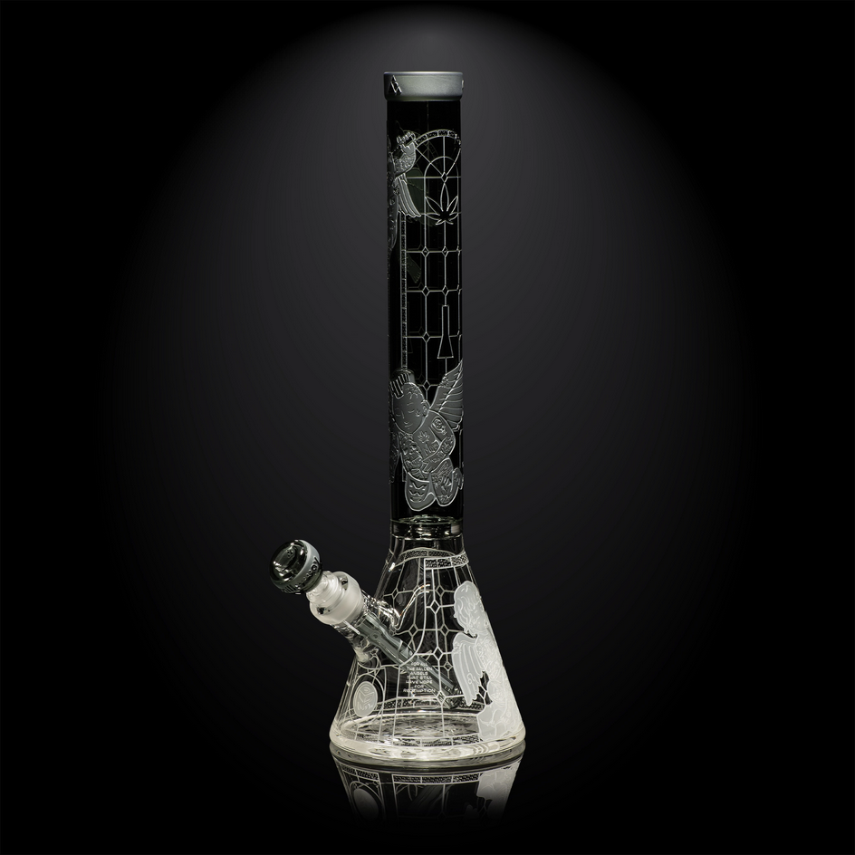 18" Thugz Mansion Beaker [Milky Way], photo 2 of 4