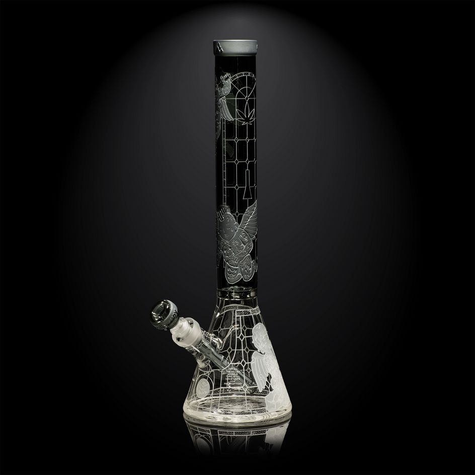 18" Thugz Mansion Beaker [Milky Way], photo 3 of 4