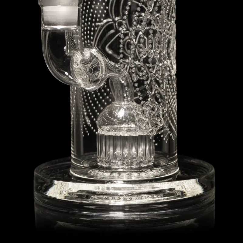 8" Chakra Level 1 Bubbler [Milky Way], photo 3 of 4