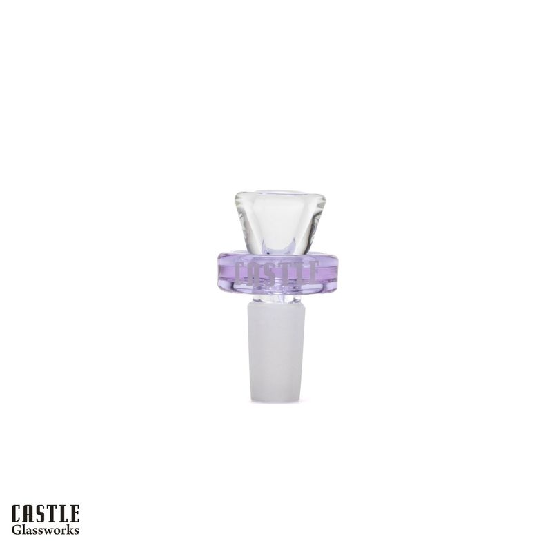 Castle Glass - Puck Tab 14mm Bowl Castle Glass - Puck Tab 14mm Bowl