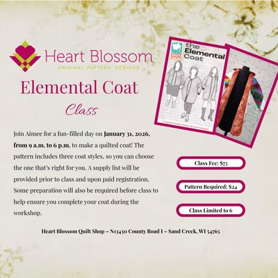 Elemental Coat Class Elemental Coat Class